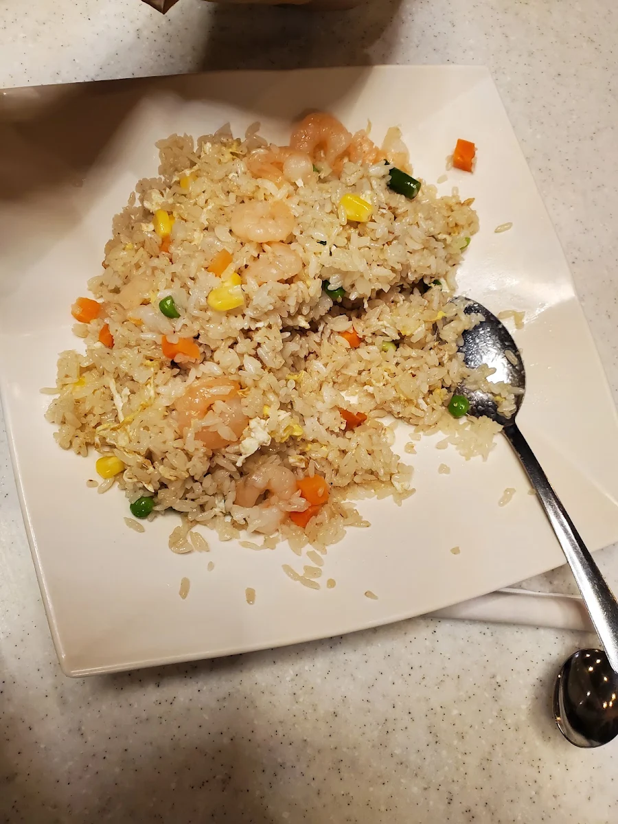 shrimp & egg fried rice蝦仁蛋炒飯, Bubble World Surrey